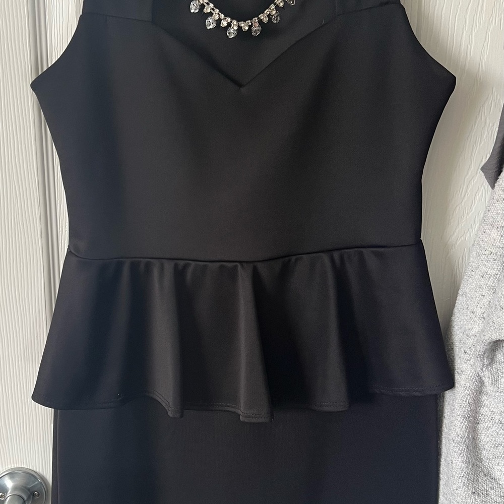 Black mini dress. Size XL
